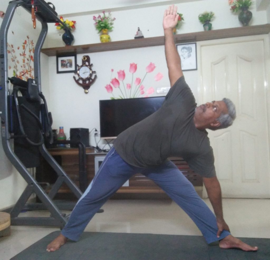 Extended Triangle Pose