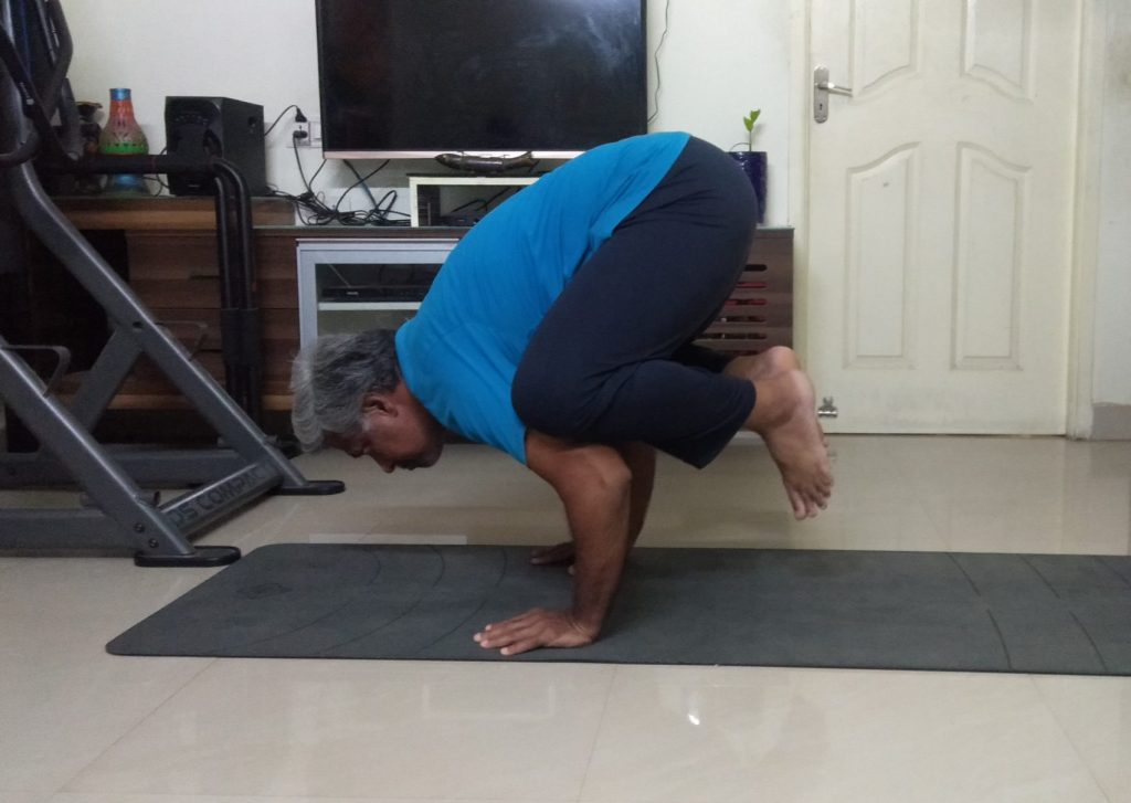 How to Do Flying Crow Pose (Eka Pada Galavasana)