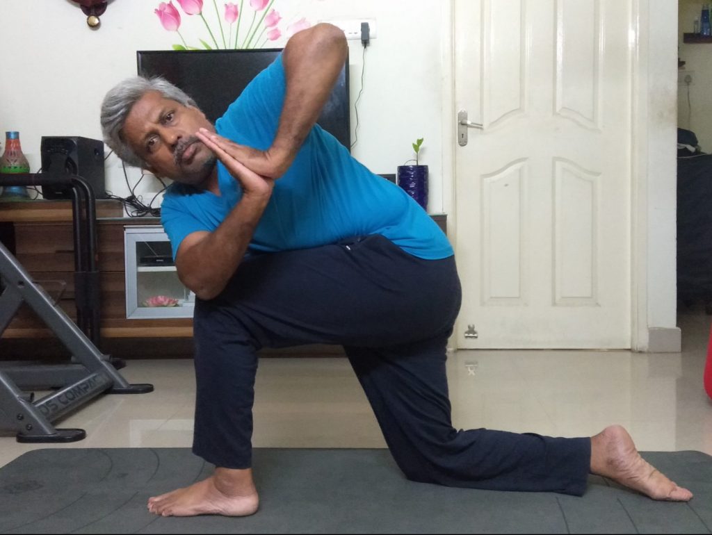 Half Prayer Twist Pose benefits